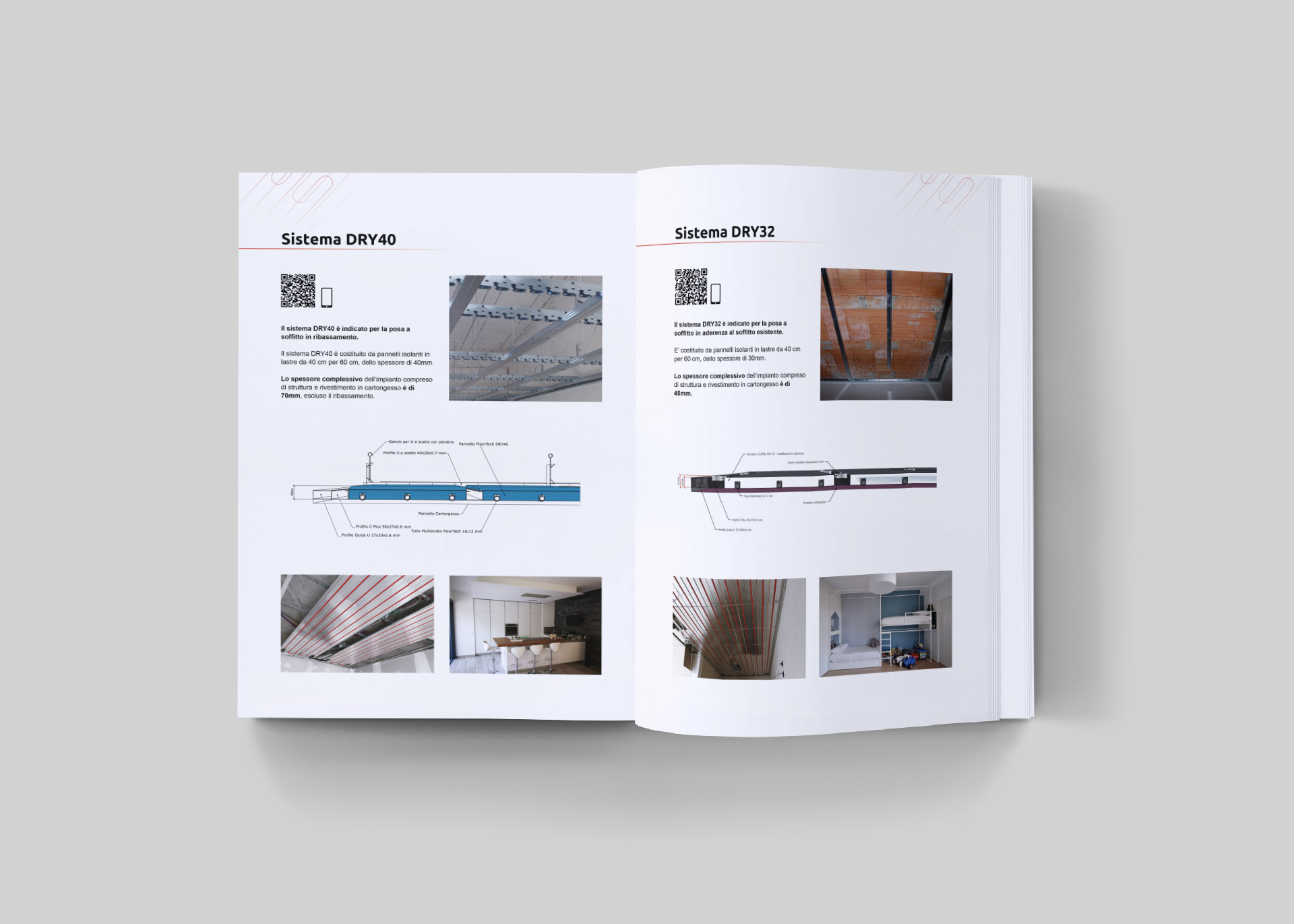 design pagine interne brochure floortech